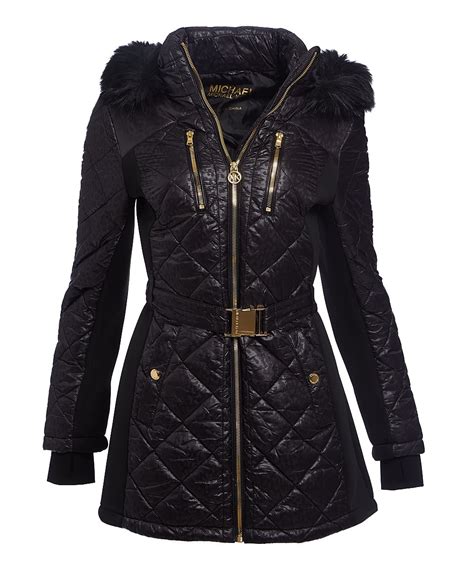 michael kors black winter coat.